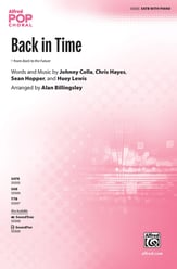 Back in Time SATB choral sheet music cover
